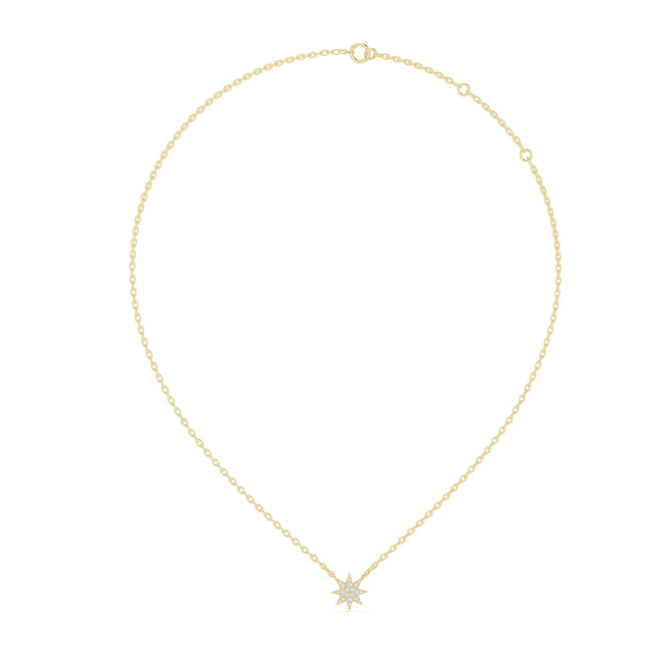 .17 Ct. Diamond Star Pendant Necklace (42#360012N) 3