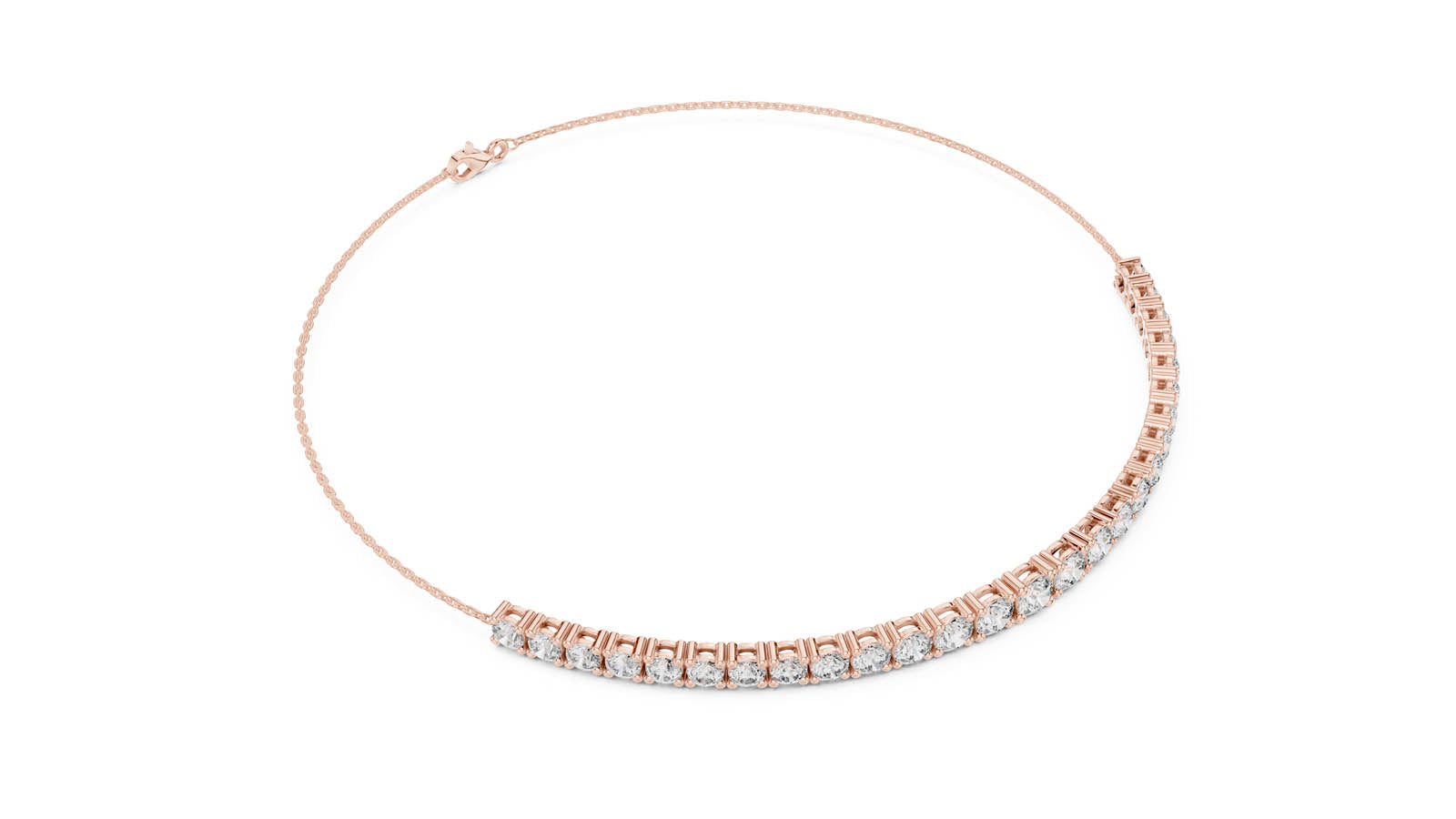 8.07 Ct. Round Diamond Half Tennis Bracelet (589)