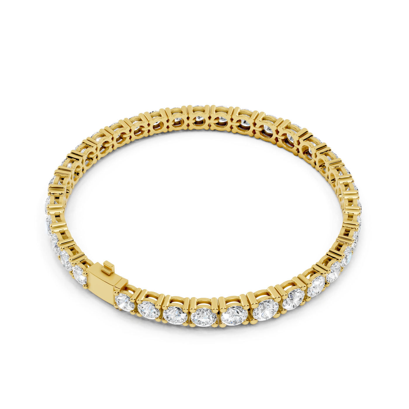 13.20 Ct. Round Diamond Tennis Bracelet (Shared Prong) (GLBR-0016)