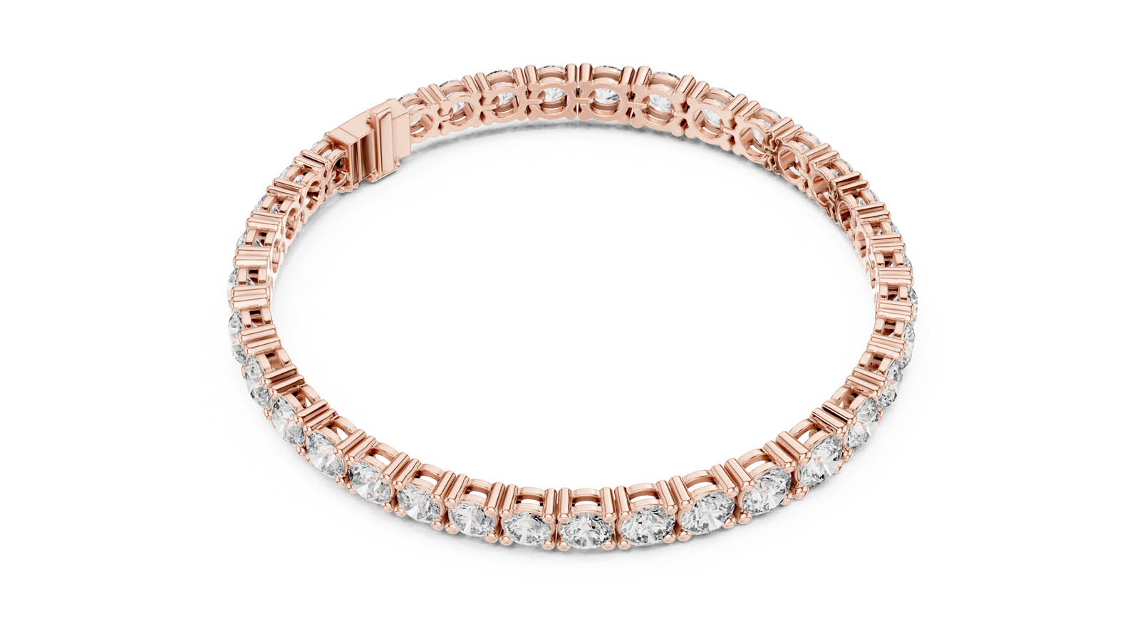 13.20 Ct. Classic Round Diamond Tennis Bracelet (594) 4