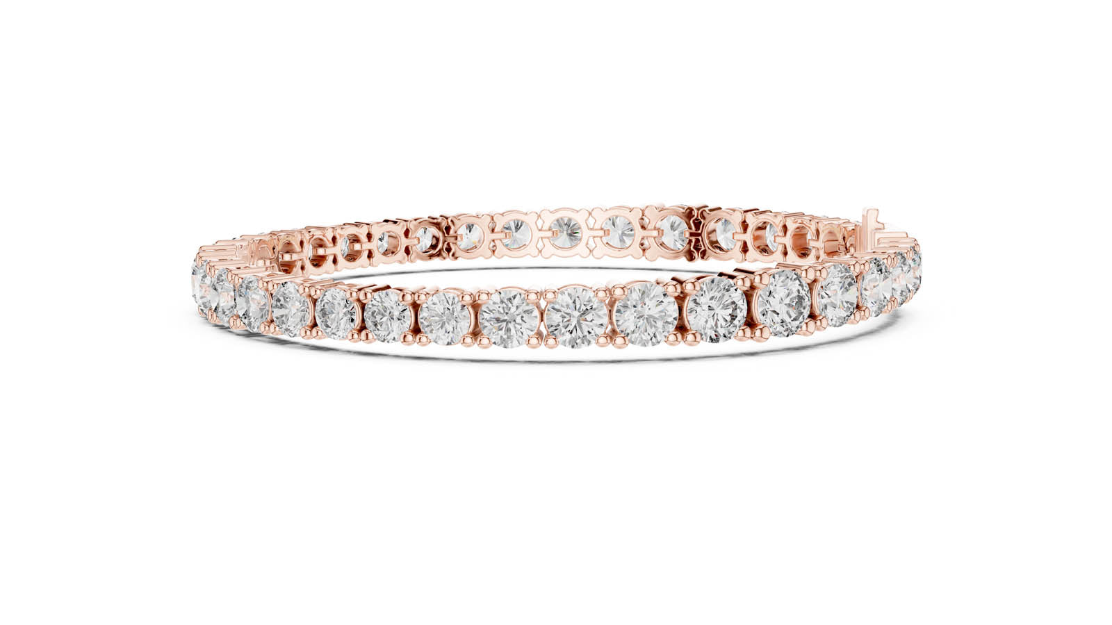 13.20 Ct. Classic Round Diamond Tennis Bracelet (594) 5