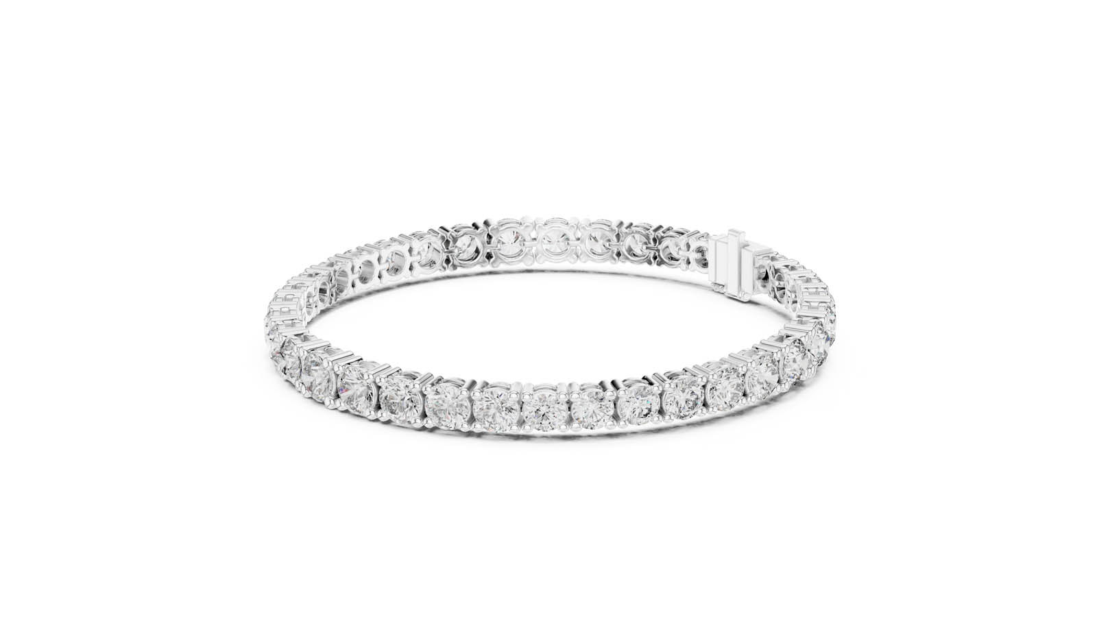 13.20 Ct. Classic Round Diamond Tennis Bracelet (594) 7