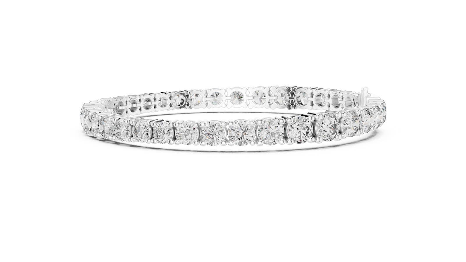 13.20 Ct. Classic Round Diamond Tennis Bracelet (594) 9