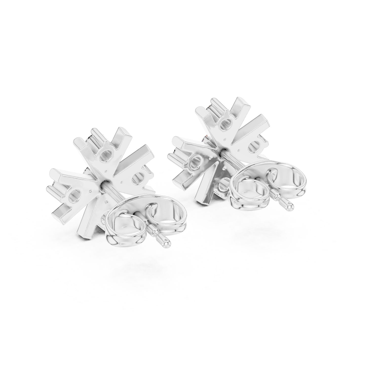 .32 Ct. Diamond Starburst Earrings (9#10002E) 7