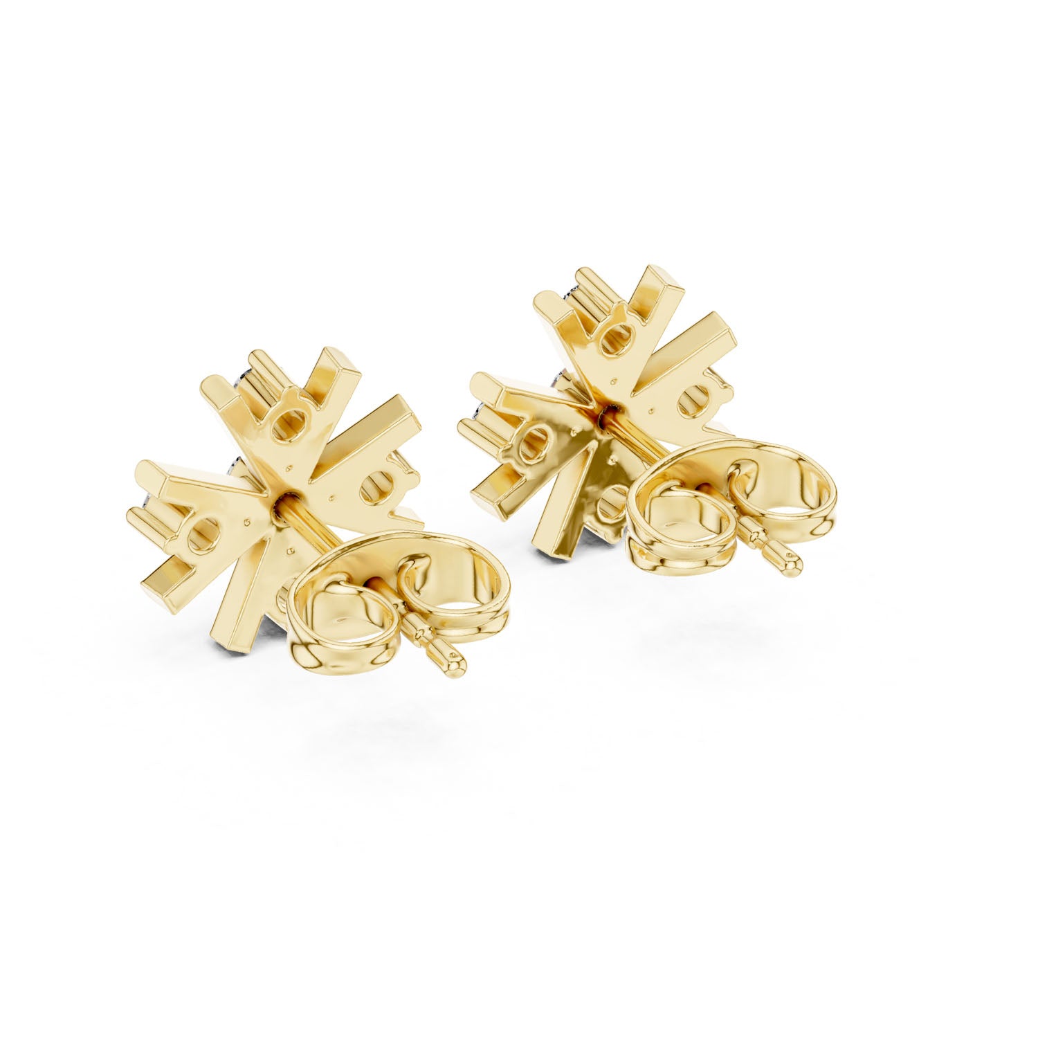 .32 Ct. Diamond Starburst Earrings (9#10002E) 8