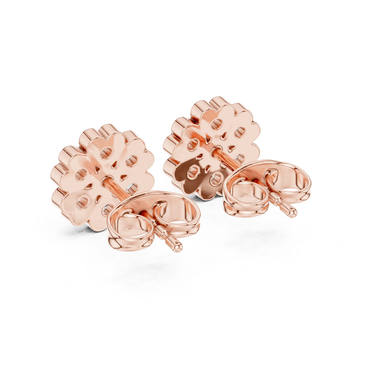 .50 Ct. Round Diamond Snowflake Cluster Earrings (9#10003E) 12