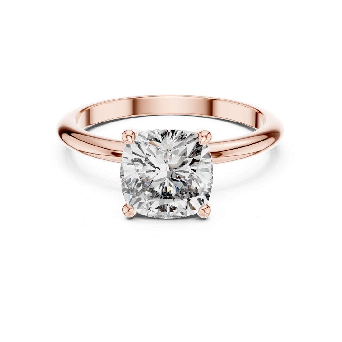 2.00 Ct. Cushion Cut Diamond Solitaire Ring (9#10027L_20) 7