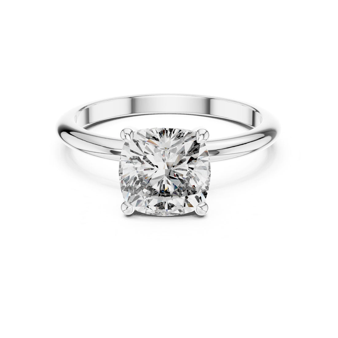 2.00 Ct. Cushion Cut Diamond Solitaire Ring (9#10027L_20)