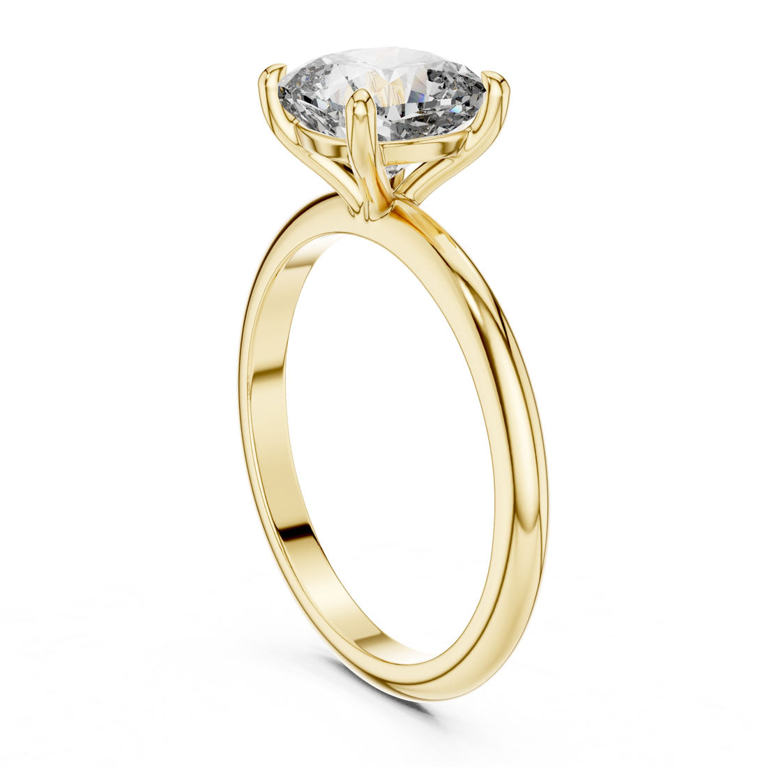 2.00 Ct. Cushion Cut Diamond Solitaire Ring (9#10027L_20) 3