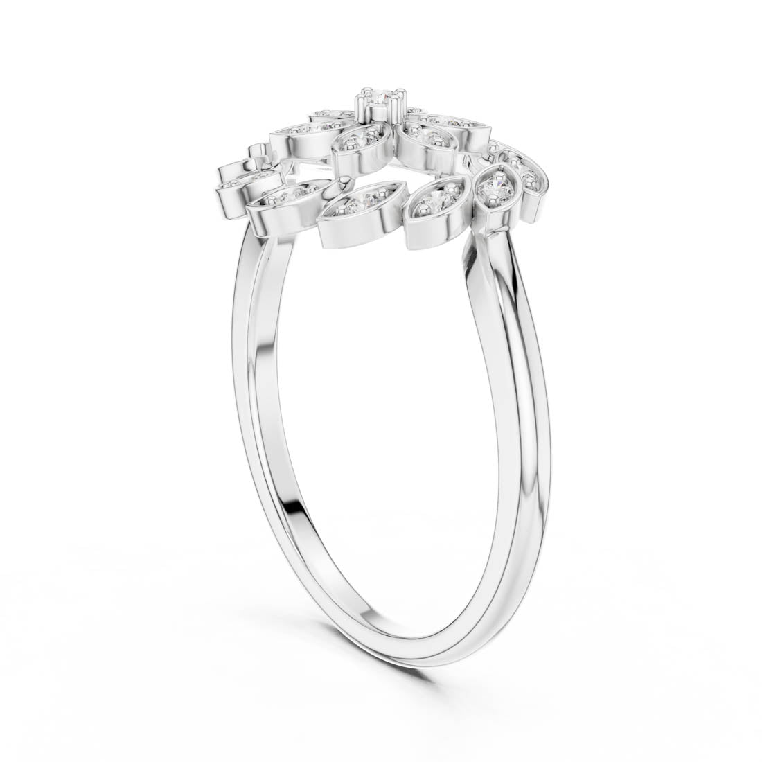.20 Ct. Floral Burst Diamond Ring (9#10045L) 9