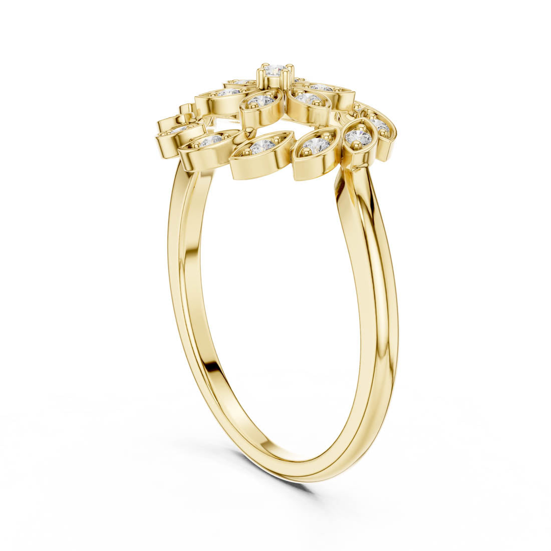 .20 Ct. Floral Burst Diamond Ring (9#10045L) 3