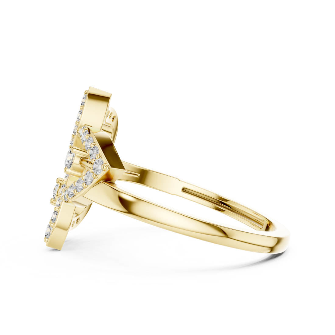 .26 Ct. Botanical Leaf Diamond Ring (9#10070L) 8