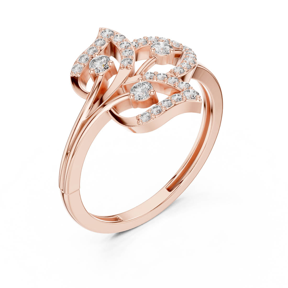 .26 Ct. Botanical Leaf Diamond Ring (9#10070L) 10