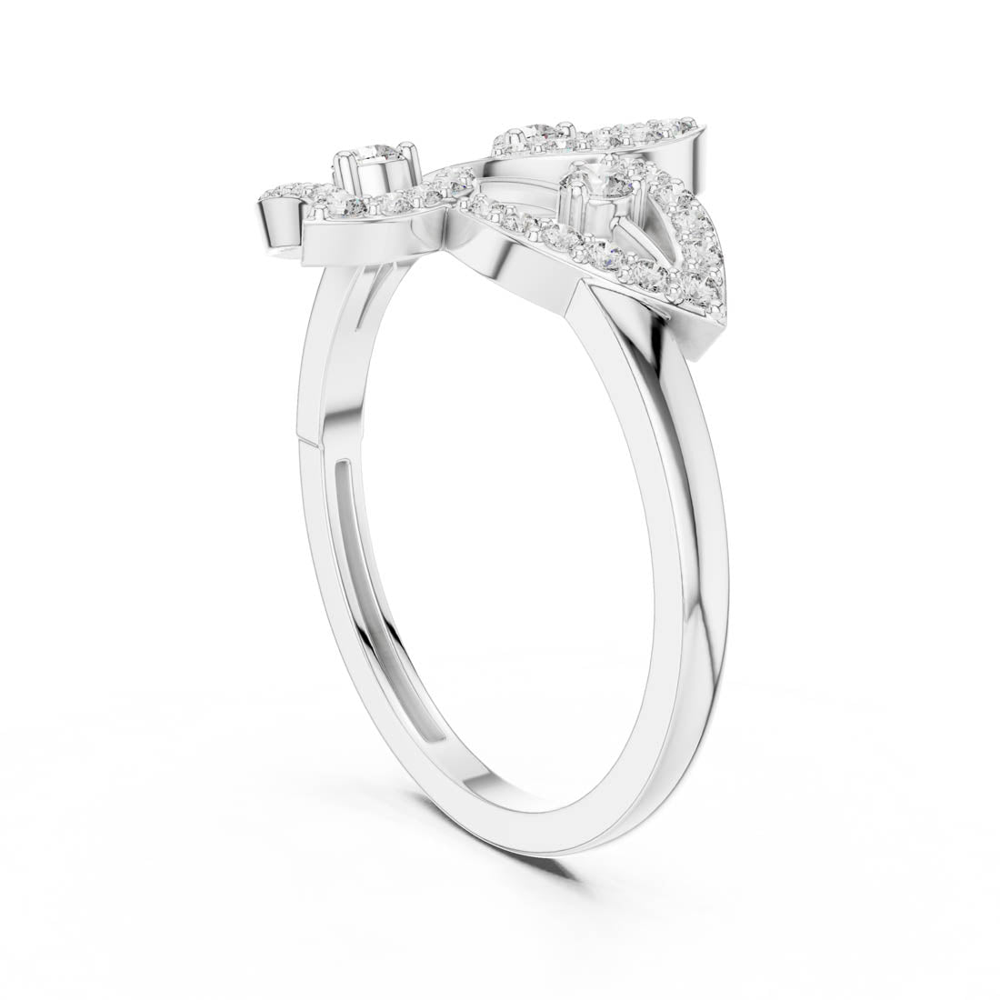 .26 Ct. Botanical Leaf Diamond Ring (9#10070L) 11