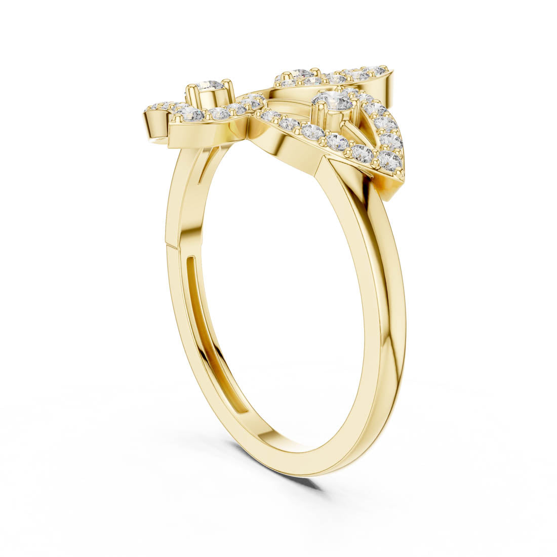 .26 Ct. Botanical Leaf Diamond Ring (9#10070L) 3