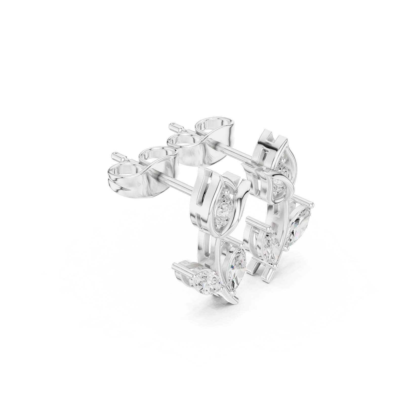 .32 Ct. Marquise Diamond Leaf Earrings (AGDPD-204E) 2