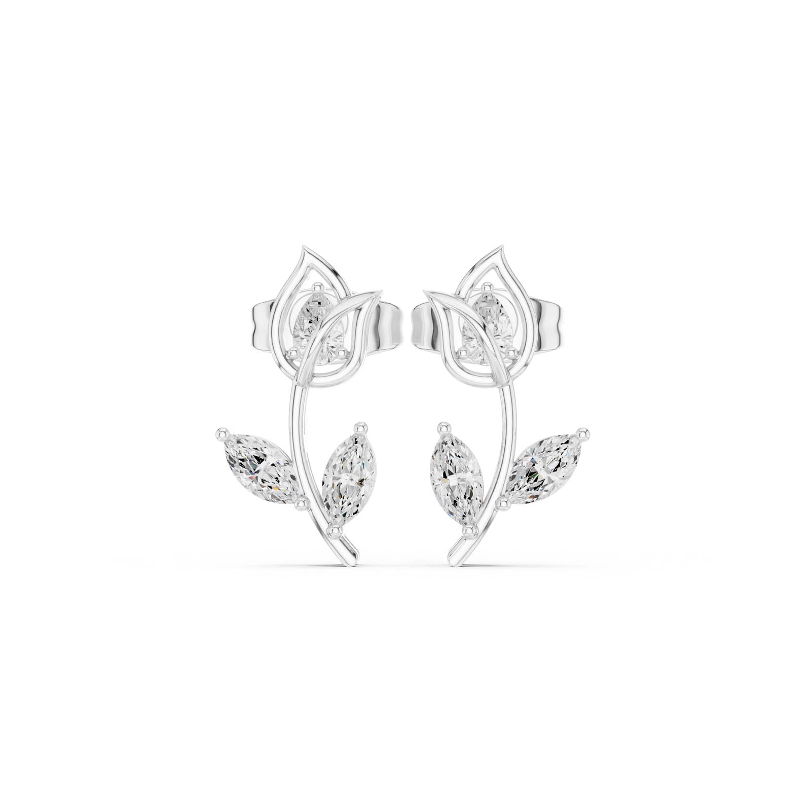 .32 Ct. Marquise Diamond Leaf Earrings (AGDPD-204E) 5