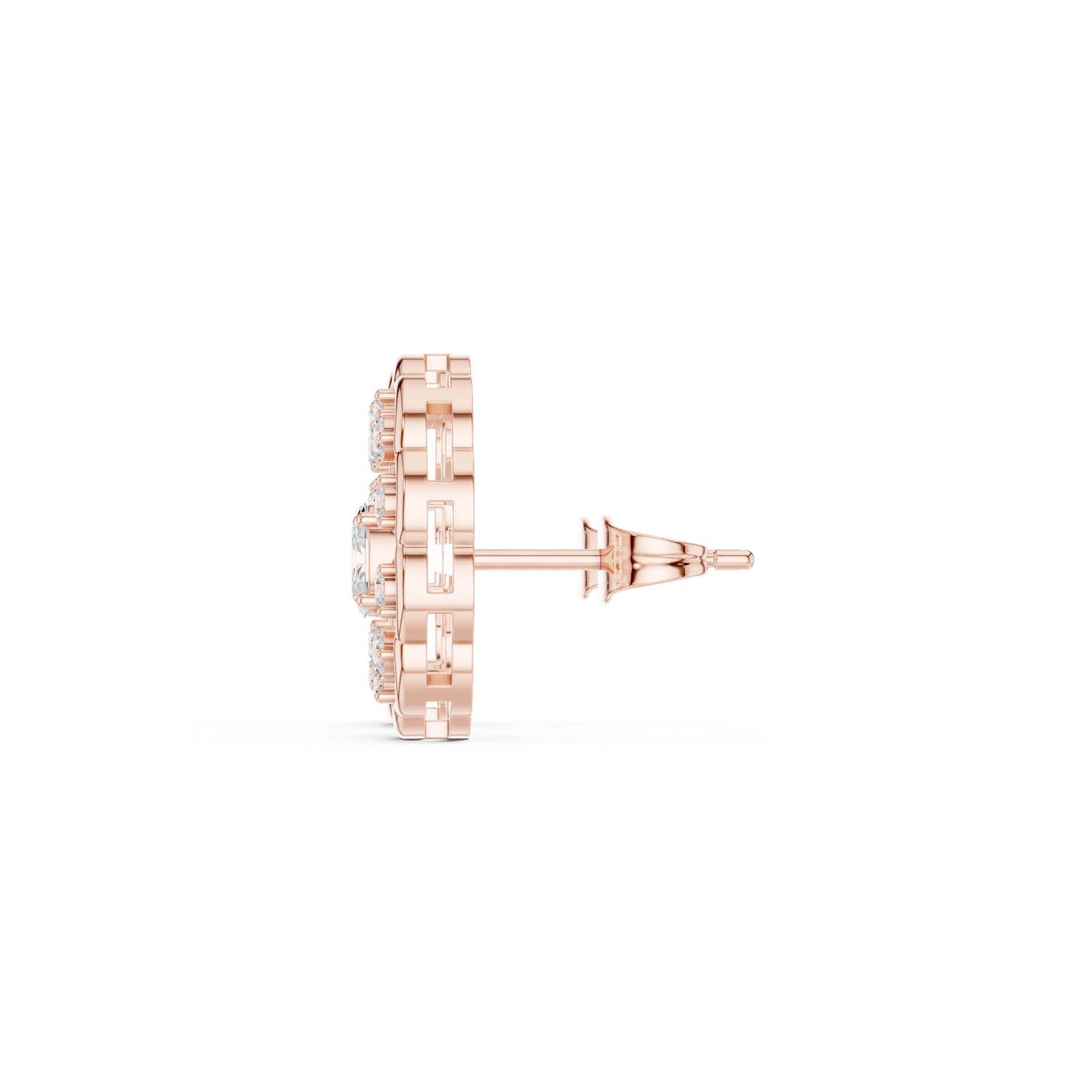 .48 Ct. Round Diamond Floral Cluster Earrings (ALJER-531) 13