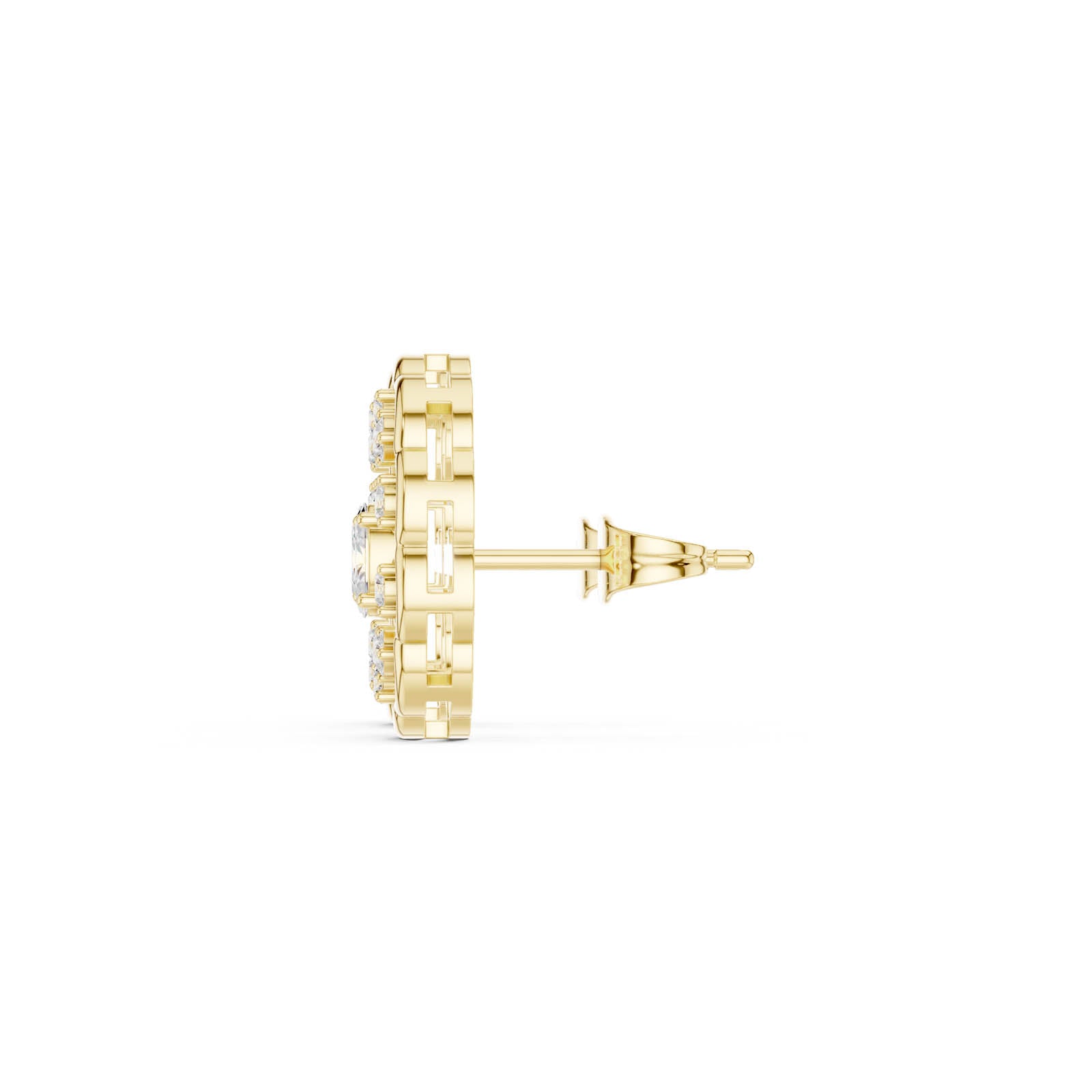 .48 Ct. Round Diamond Floral Cluster Earrings (ALJER-531) 10