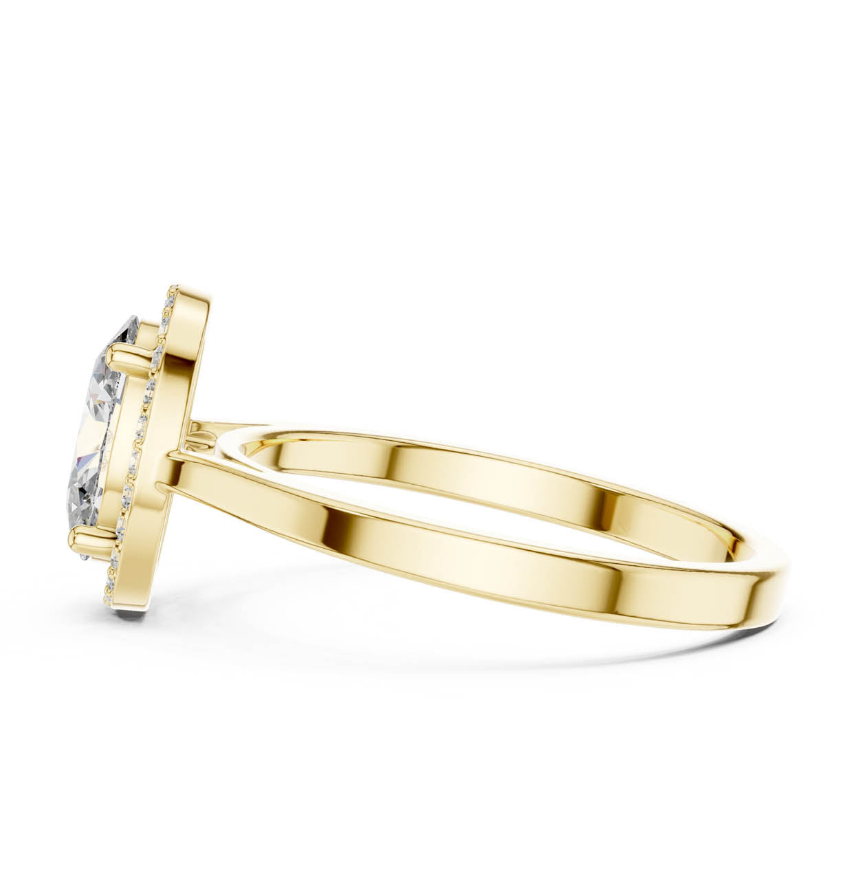 1.47 Ct. Oval Halo Diamond Ring (ALR-116) 4