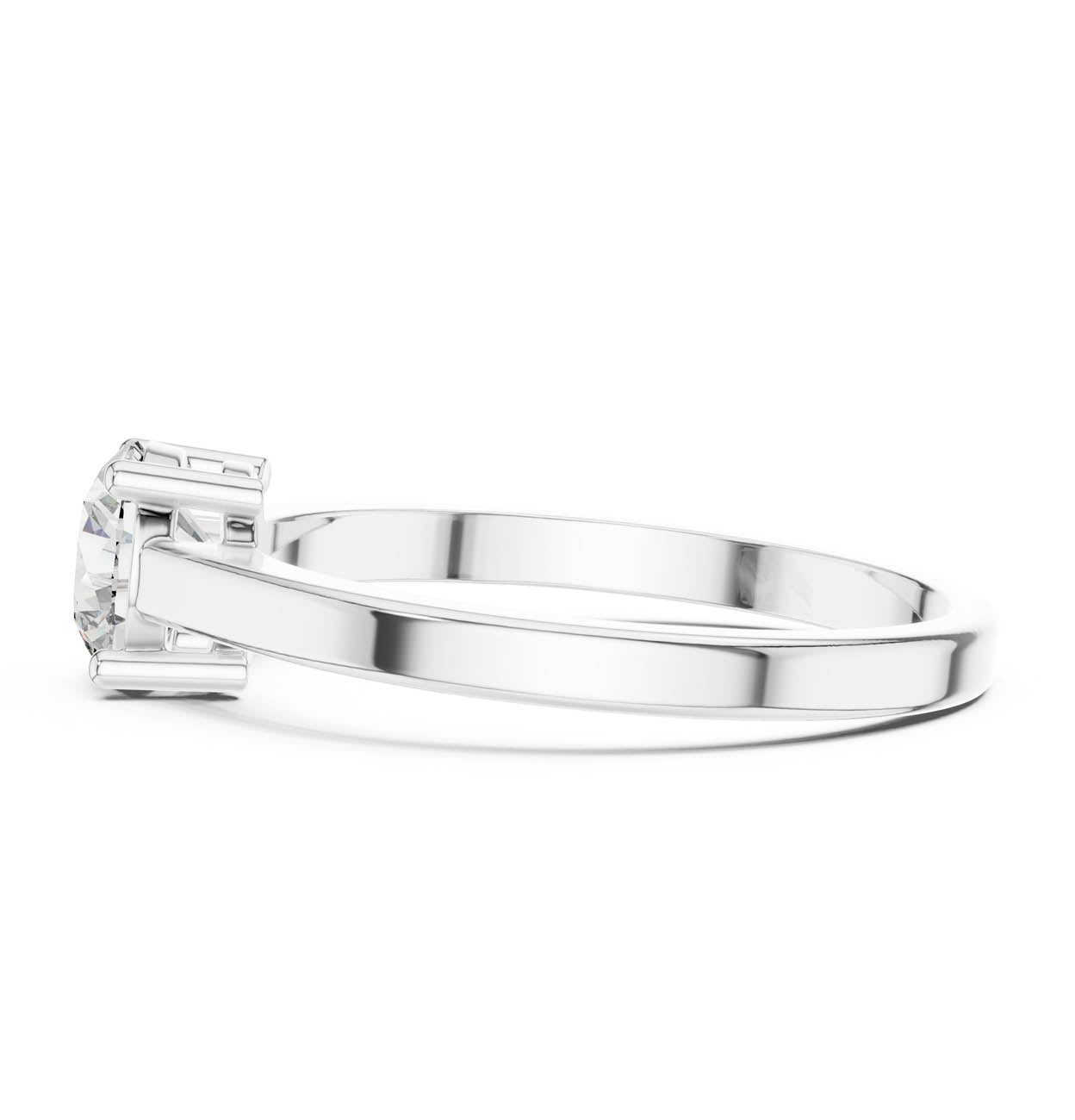 .85 Ct. Classic Round Diamond Solitaire Ring (ALR-28) 11