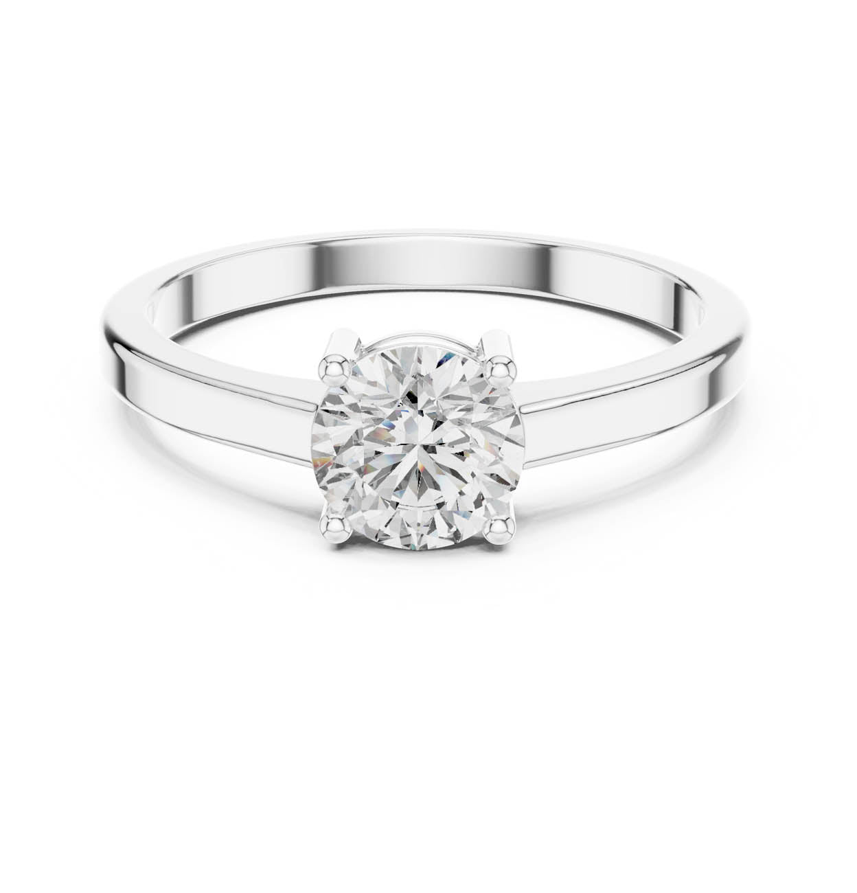.85 Ct. Classic Round Diamond Solitaire Ring (ALR-28)