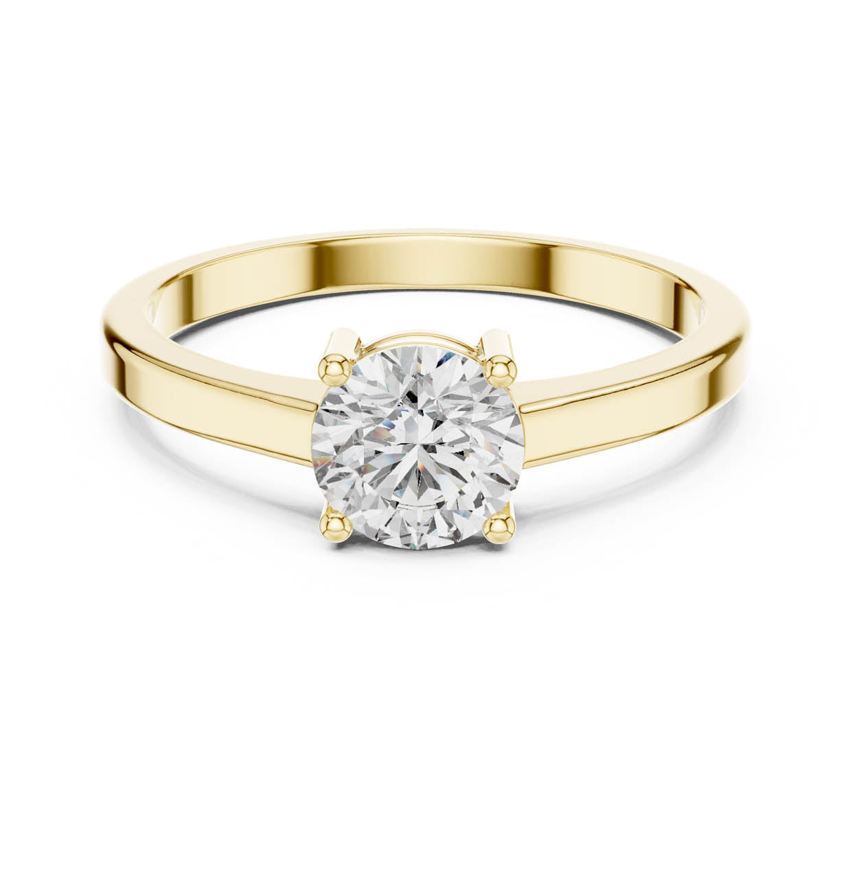 .85 Ct. Classic Round Diamond Solitaire Ring (ALR-28) 5