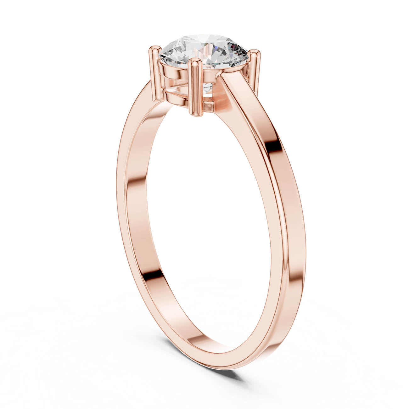 .85 Ct. Classic Round Diamond Solitaire Ring (ALR-28) 10