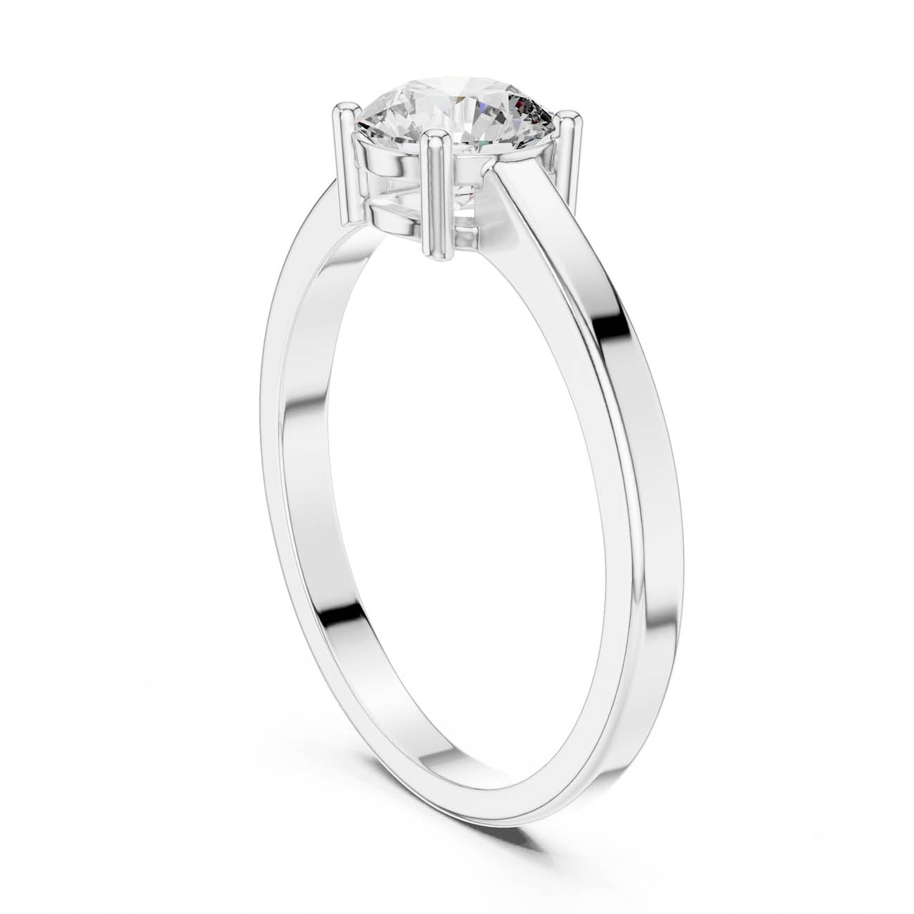 .85 Ct. Classic Round Diamond Solitaire Ring (ALR-28) 7
