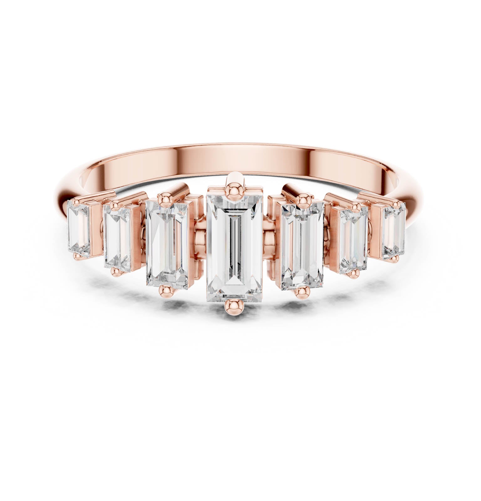 .58 Ct. Baguette Diamond Multi-Stone Band (ALR-98) 7