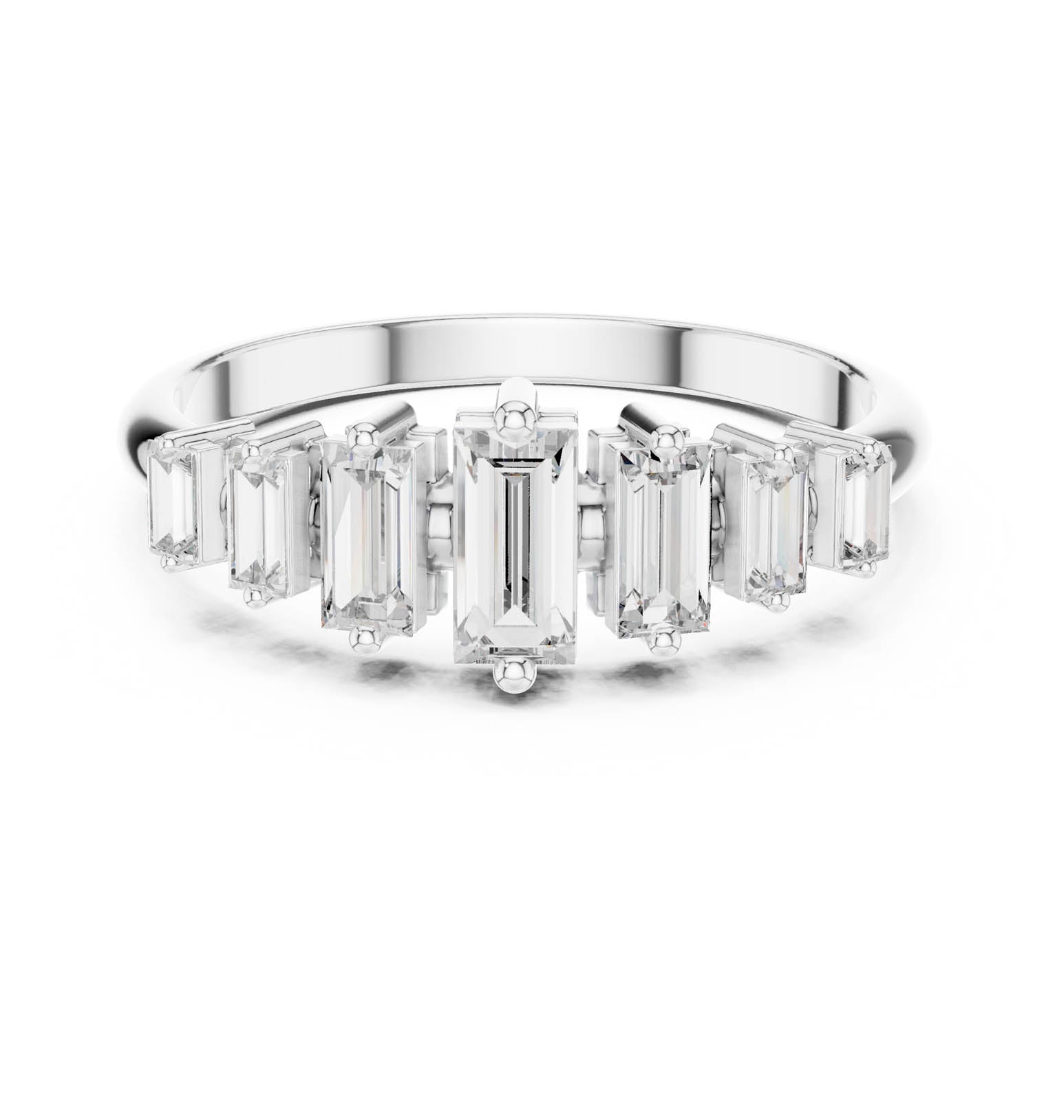 .58 Ct. Baguette Diamond Multi-Stone Band (ALR-98) 5