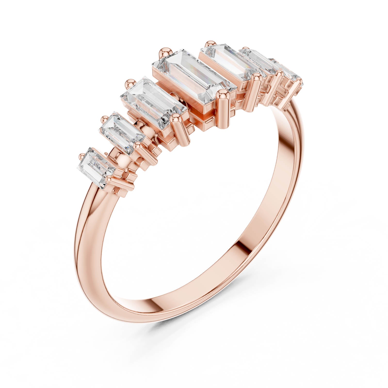.58 Ct. Baguette Diamond Multi-Stone Band (ALR-98) 11