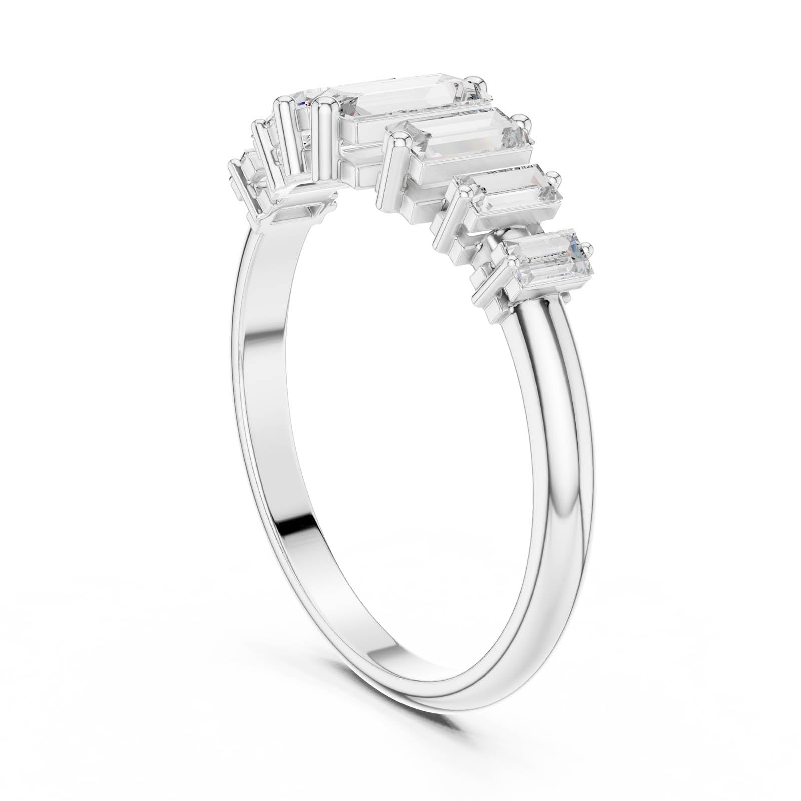 .58 Ct. Baguette Diamond Multi-Stone Band (ALR-98) 12