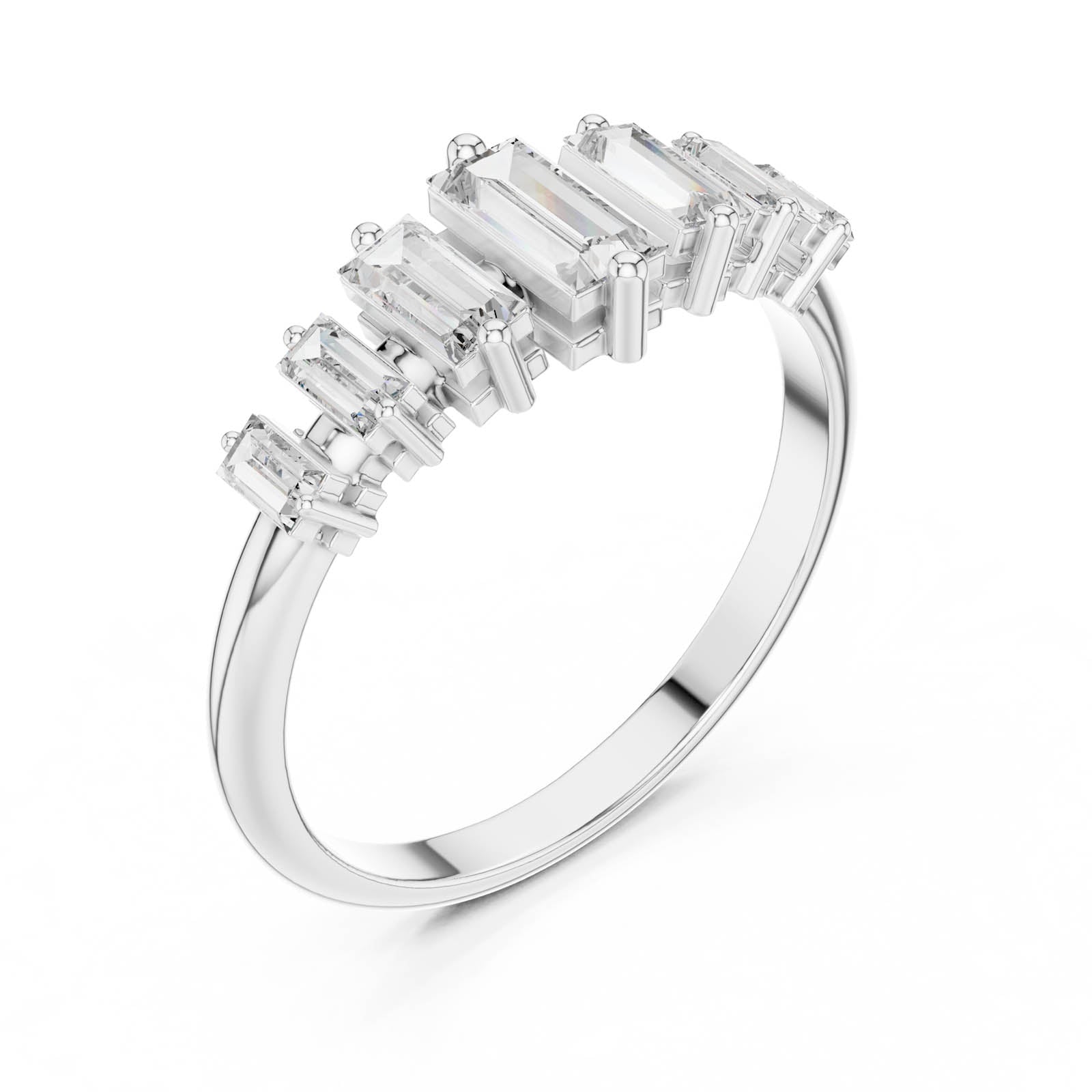 .58 Ct. Baguette Diamond Multi-Stone Band (ALR-98) 2