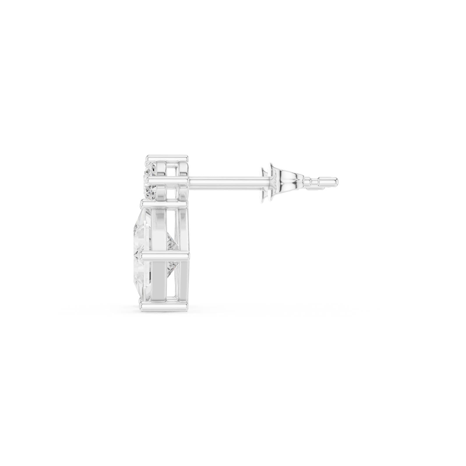 1.78 Ct. Princess and Round Diamond Drop Earrings (AOMER105101-RPT) 5