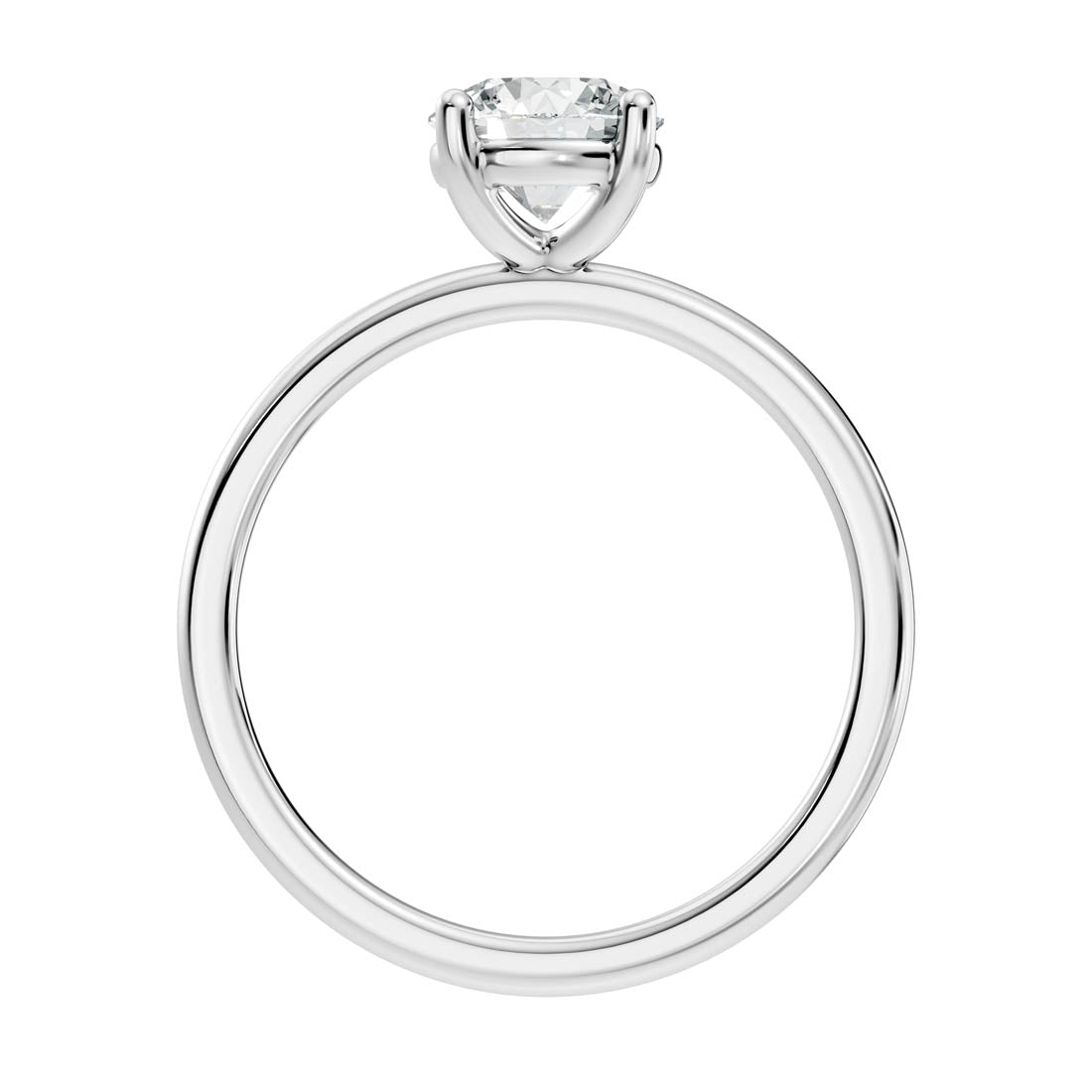 .50-1.00 Ct. Round Diamond Solitaire Ring with Four-Prong Setting (b12-a) 13