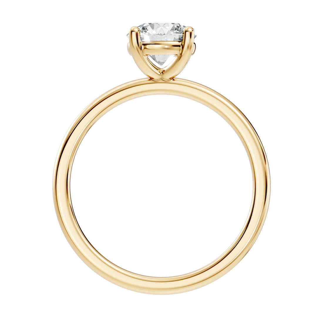 .50-1.00 Ct. Round Diamond Solitaire Ring with Four-Prong Setting (b12-a) 15