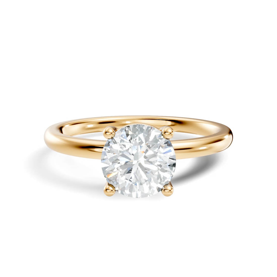 1.00 Ct. Round Diamond Classic Four-Prong Solitaire Ring (b12-a) 15