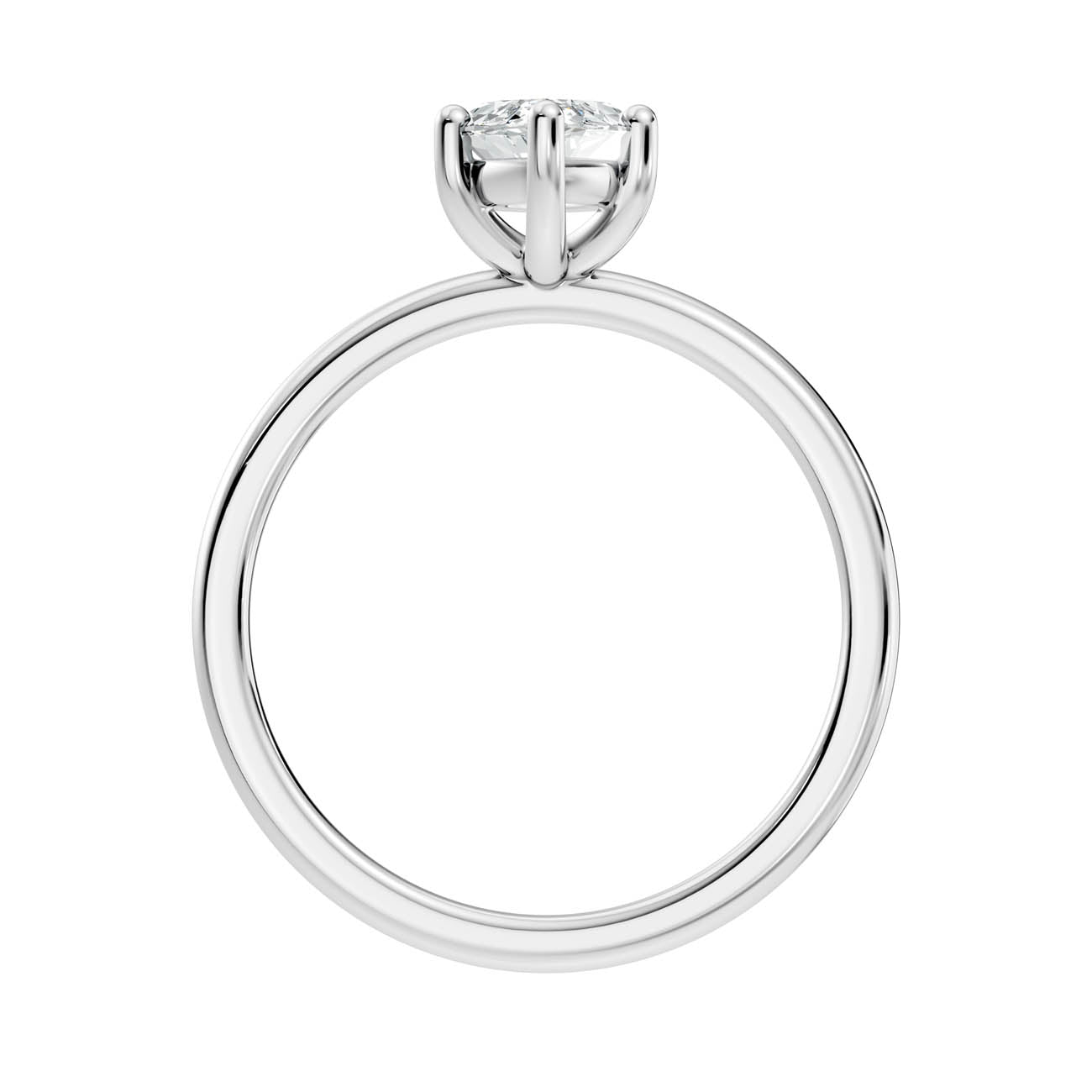 .50-1.00 Ct. Marquise Cut Diamond Solitaire Ring with Classic Prong Setting (b12-f) 12