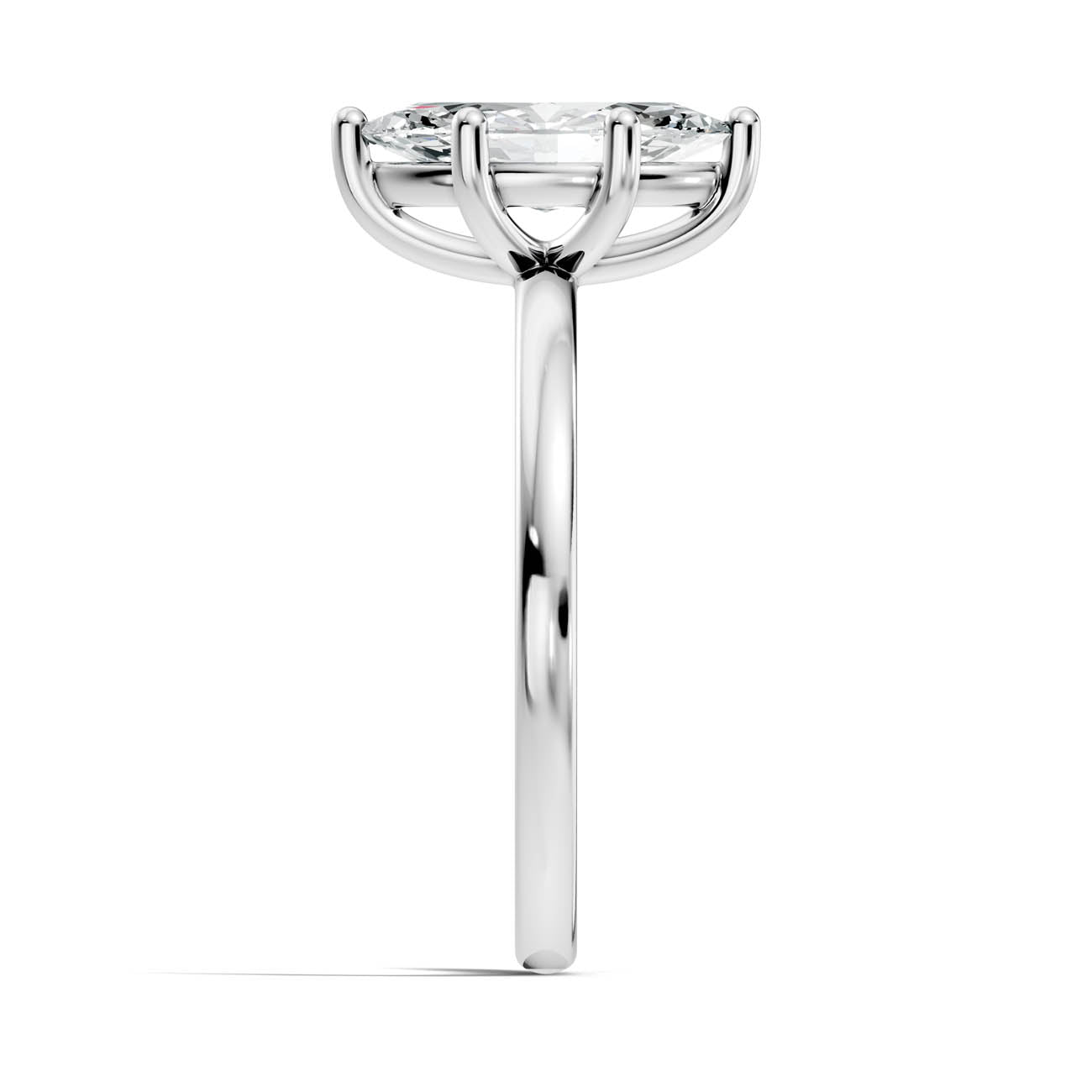 .50-1.00 Ct. Marquise Cut Diamond Solitaire Ring with Classic Prong Setting (b12-f) 13
