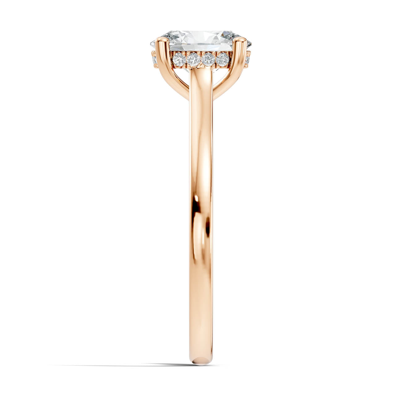 .50-1.50 Ct. Oval Diamond Ring with Hidden Halo and Four-Prong Setting (b16-b copy) 5