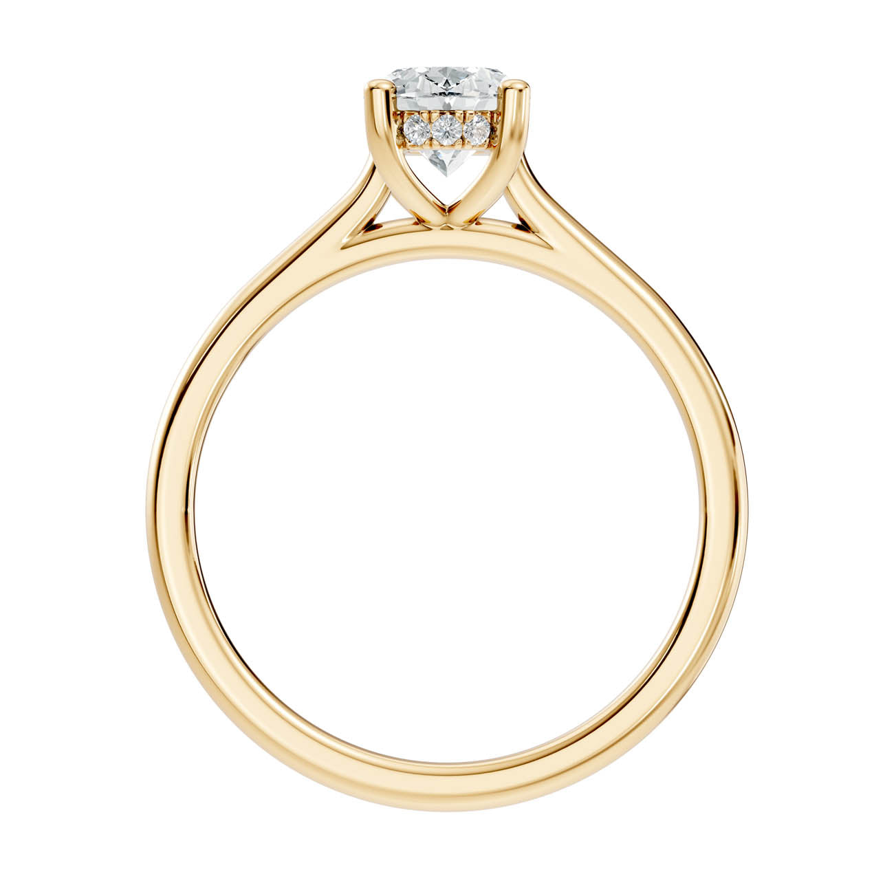 .50-1.50 Ct. Oval Diamond Ring with Hidden Halo and Four-Prong Setting (b16-b copy) 12