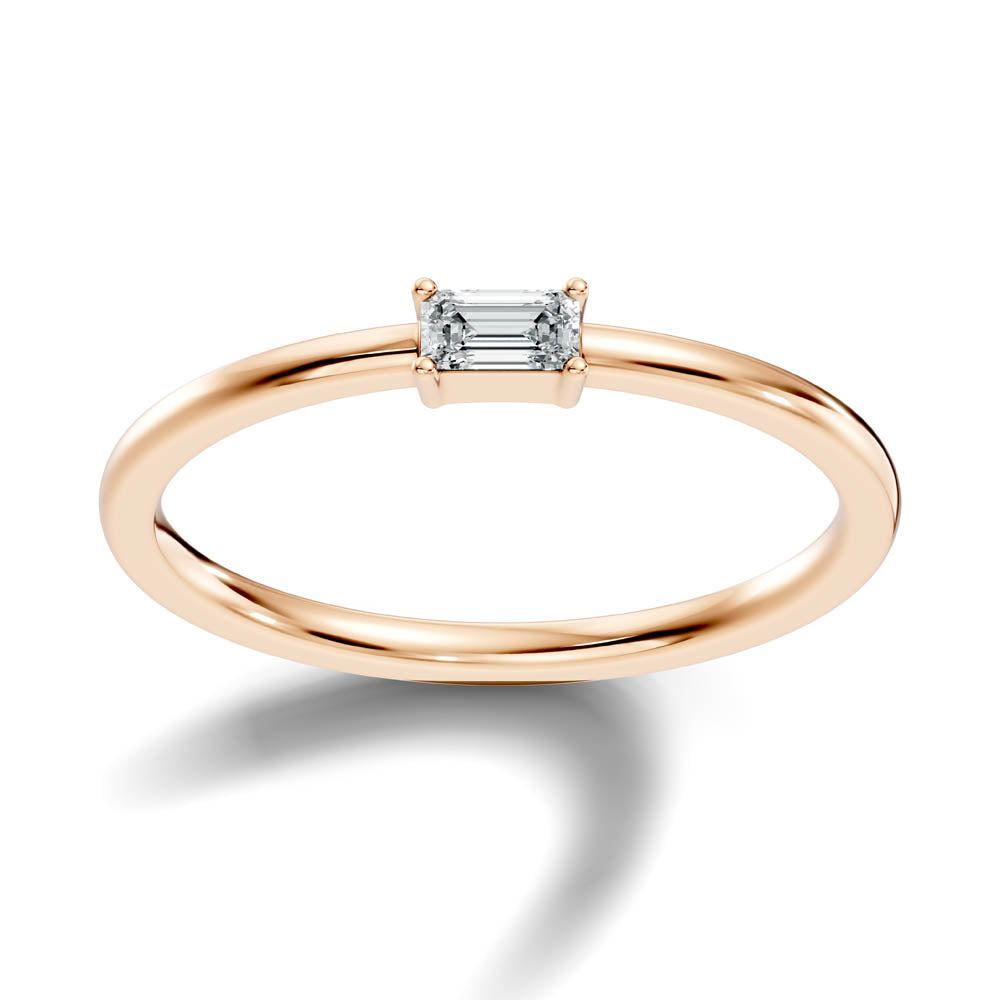 .10 Ct. Emerald-Cut Diamond Solitaire Engagement Ring (b4-a copy) 4