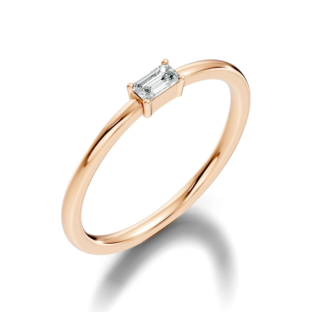 .10 Ct. Emerald-Cut Diamond Solitaire Engagement Ring (b4-a copy) 9