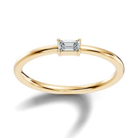 .10 Ct. Emerald-Cut Diamond Solitaire Engagement Ring