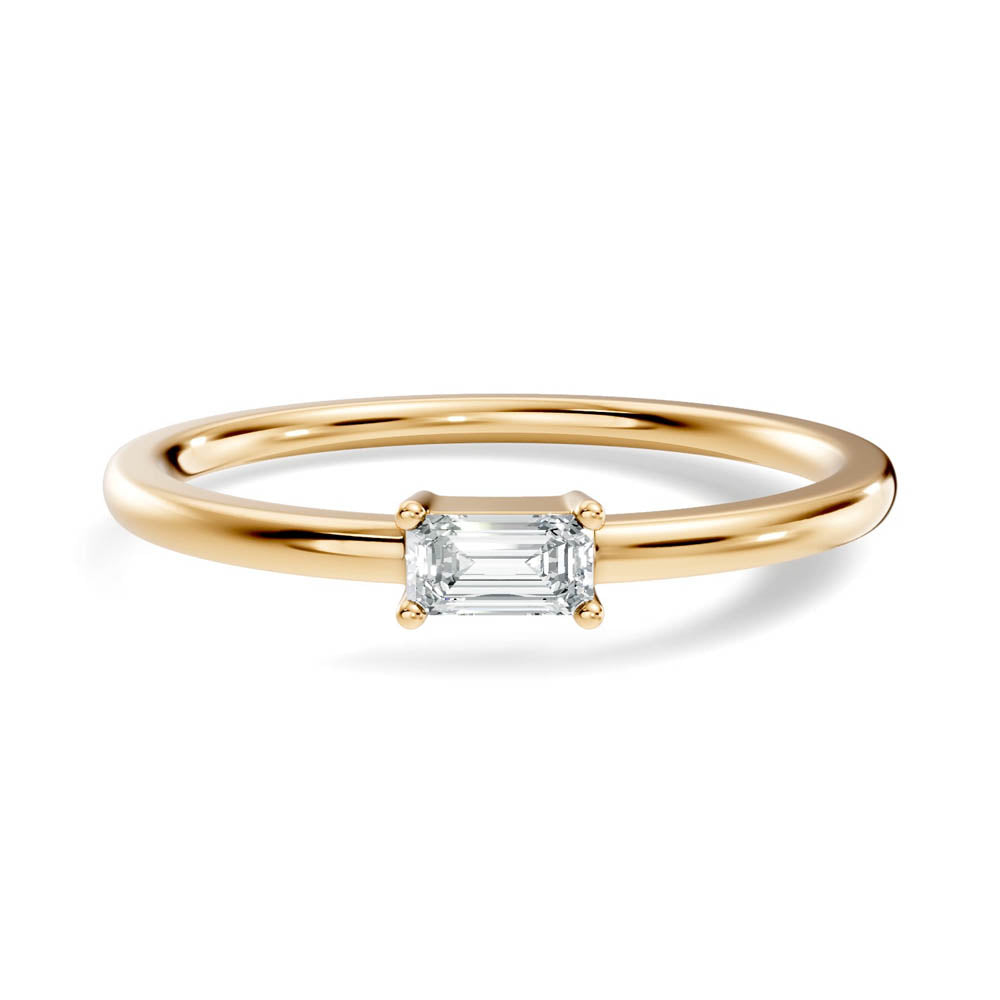 .10 Ct. Emerald-Cut Diamond Solitaire Engagement Ring (b4-a copy) 3