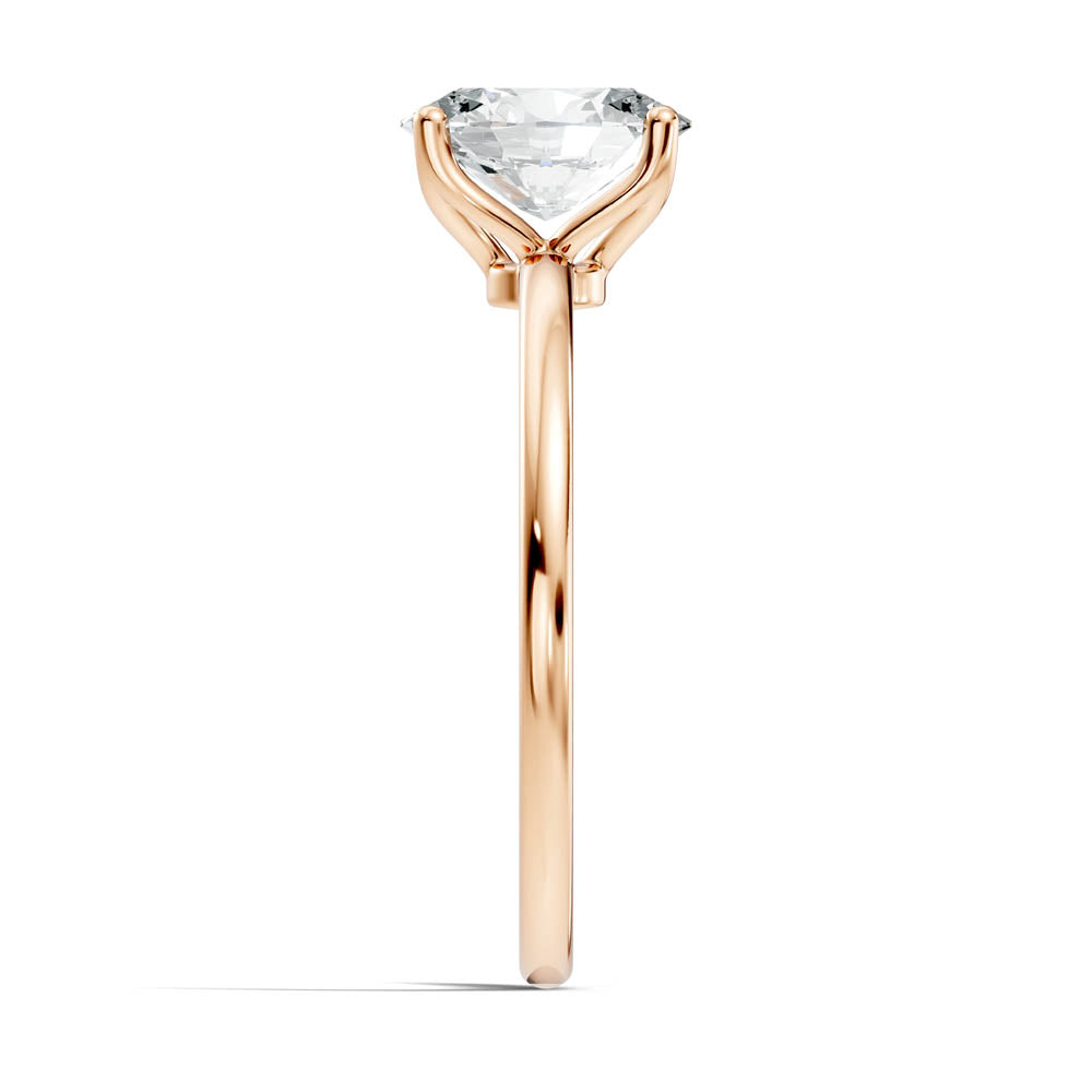 1.00 Ct. Oval Diamond Classic Solitaire Ring (b7-B copy) 3