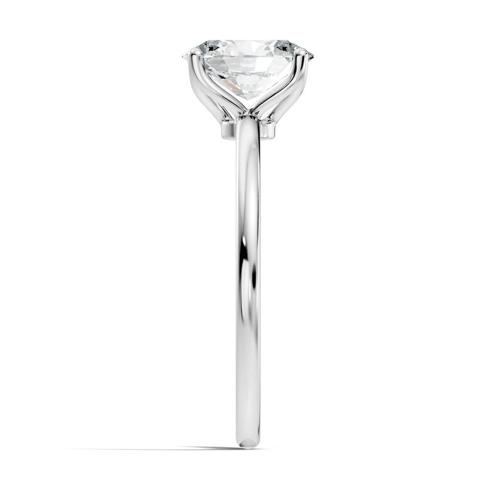 1.00 Ct. Oval Diamond Classic Solitaire Ring (b7-B copy) 7