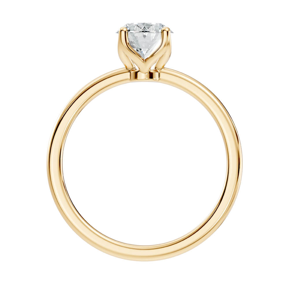 1.00 Ct. Oval Diamond Solitaire Ring with Classic Prong Setting (b7-b copy) 15