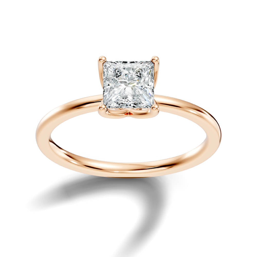 1.00 Ct. Princess Cut Diamond Classic Solitaire Ring (b7-c copy)
